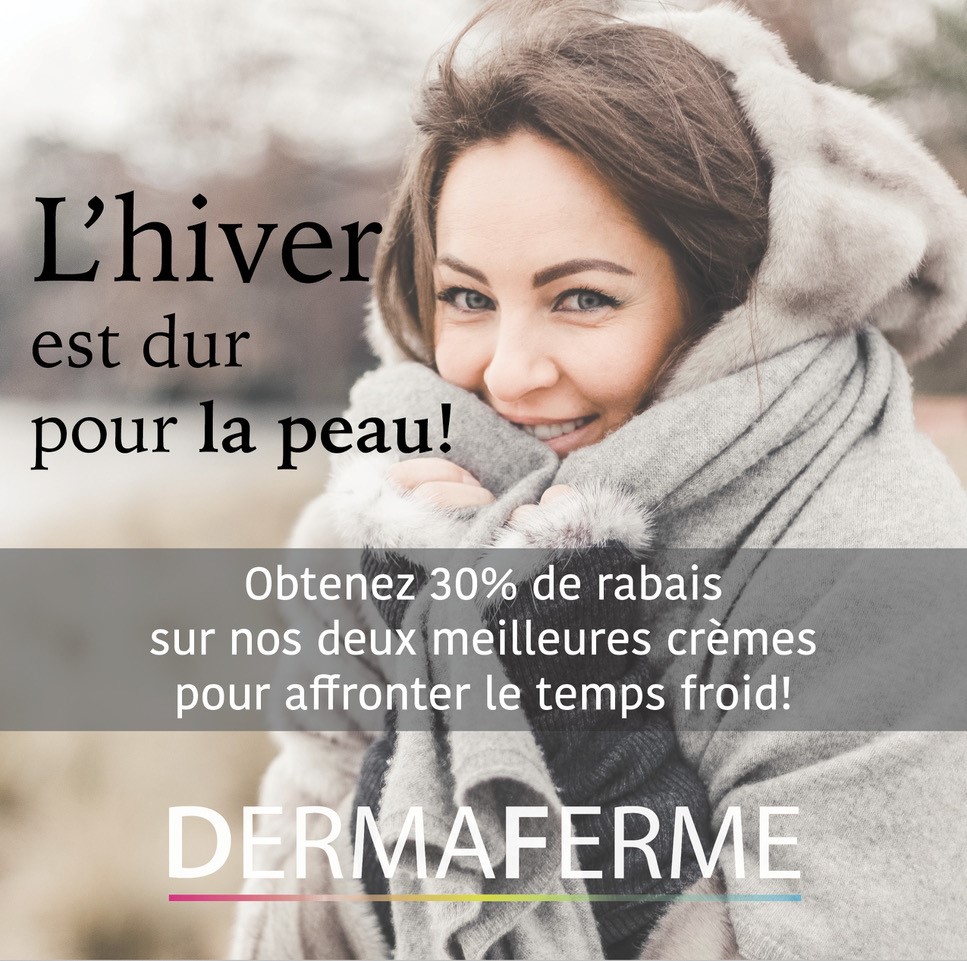 Promotion crème DERMAFERME - hiver 2021
